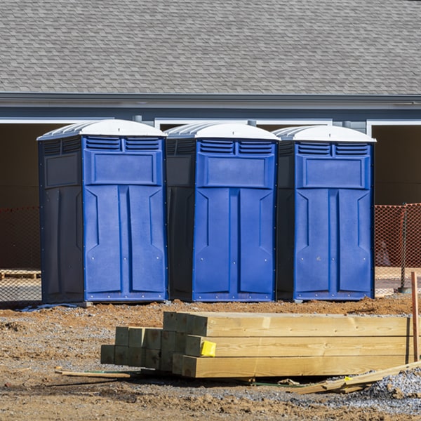what is the expected delivery and pickup timeframe for the porta potties in Seguin Texas
